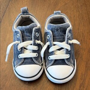 Converse Kids Denim Blue Sneakers